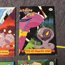 Pokemon TOPPS Series 1 TV Animation Edition 6 Card Bundle including 1 holo - Image 4