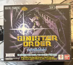 New Sealed Digimon Card Game Sinister Order Booster Box EX10 x1 - Image 1