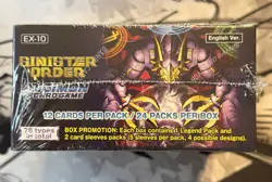 New Sealed Digimon Card Game Sinister Order Booster Box EX10 x1 - Image 4