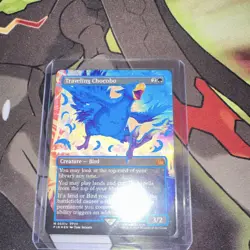 Traveling Chocobo FFVII Foil Creature Green Mythic Card English Wizards - Image 1