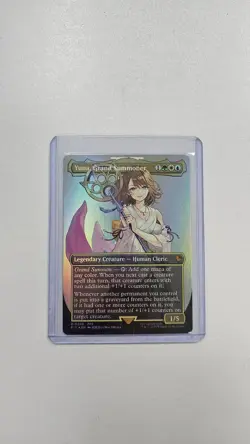Yuna, Grand Summoner (Borderless) Commander: Final Fantasy Magic the Gathering - Image 1
