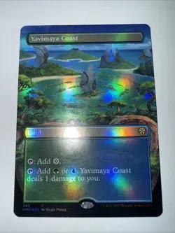 Yavimaya Coast (Borderless) Dominaria United Foil - Image 1