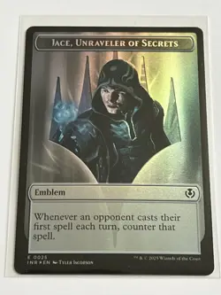 Jace Unraveler of Secrets 25 / Human Wizard 5 Double Token MTG INR MT 9.0 + Foil - Image 3