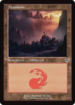 MTG Lot of (17) Mountain (294) (Retro Frame) - Innistrad Remastered (INR) NM - Image 1