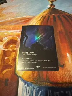 Watery Grave (Borderless) Edge of Eternities Foil Lightly Played English - Image 1