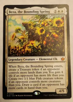 Beza, the Bounding Spring Bloomburrow Regular Mythic NM+ - Image 1
