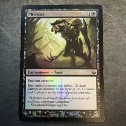 Mirrodin Besieged MTG FOIL Phyresis Magic - Image 1