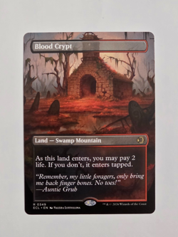 Blood Crypt - R0349 Reg (Borderless) - Lorwyn Eclipsed - Magic the Gathering NM - Image 1