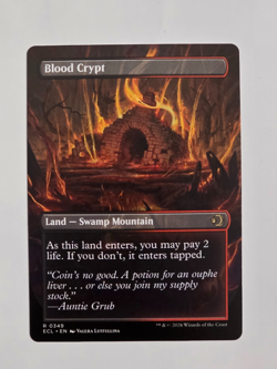 Blood Crypt - R0349 Reg (Borderless) - Lorwyn Eclipsed - Magic the Gathering NM - Image 2
