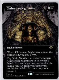 Chthonian Nightmare (Borderless) Modern Horizons 3 Regular NM R 0330 - Image 1