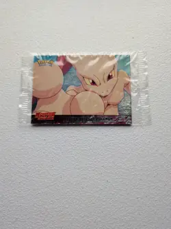 1999 Pokemon Topps Super Psychic Pokemon Mewtwo Holo Foil Movie Promo SEALED - Image 1