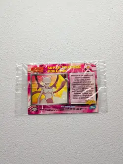 1999 Pokemon Topps Super Psychic Pokemon Mewtwo Holo Foil Movie Promo SEALED - Image 2