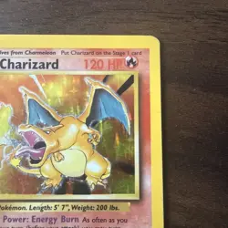 Pokemon TCG Charizard 004/102 Base Set Holo - Image 3