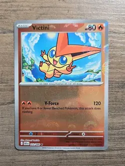 Pokemon TCG Victini 012/086 (PokeBall Reverse) SV: Black Bolt NM - Image 1
