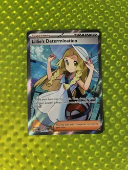 Pokemon Mega Evolution Ultra Rare Full Art Trainer Lillies Determination 169/132 - Image 1