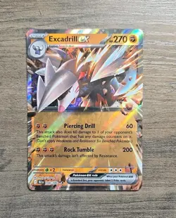 Pokemon TCG Excadrill ex 046/086 Double Rare Black Bolt NM - Image 1