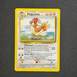 Pidgeotto 022/102 Base Set Regular Pokemon TCG - Image 1