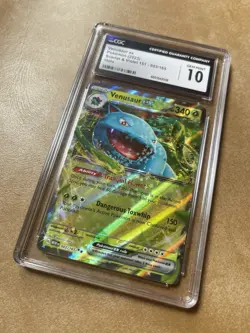 VENUSAUR - CGC GEM MINT 10 - 3/165 - 151 Pokemon - Holo - Scarlet & Violet 2023 - Image 3