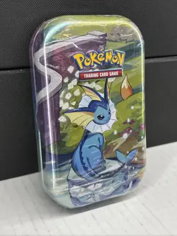 Prismatic Evolutions Mini Tin - Vaporeon Art - Sealed Brand NEW - Pokemon TCG 🔥 - Image 3