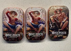 One Piece Tin Pack Set Vol 2 - Set of 3 | OP-13 | Factory Sealed | Bandai - Image 1