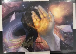 MTG The Soulstone Art Card Art Series Gold Stamped *NM* Spider Man - Image 1