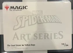 MTG The Soulstone Art Card Art Series Gold Stamped *NM* Spider Man - Image 2