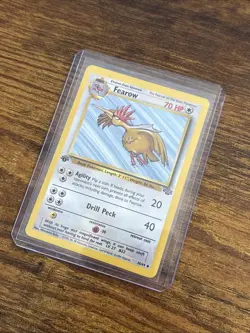 Pokemon TCG Fearow Jungle 1st Edition Uncommon Card 36/64 LP+ Condition - Image 3