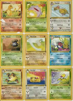 Pokemon 36 Card Lot 1st Edition Fossil Jungle Rare Vintage WOTC TCG - Image 3