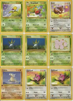 Pokemon 36 Card Lot 1st Edition Fossil Jungle Rare Vintage WOTC TCG - Image 4