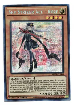 Yu-Gi-Oh Card: Sky Striker Ace - Roze MP21-EN005 Secret Rare 1st Edition! NM - Image 1