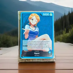 NAMI P-117 Promo English Leader ONE PIECE TCG rare alt art card SEALED - Image 1