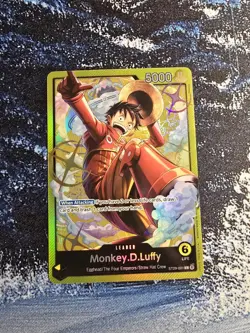 Monkey.D.Luffy (001) ST29-001 Egghead Foil Leader Card - Image 1