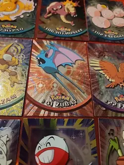 Topps Pokemon 1998 Rainbow Foil Holo 13 Card Lot Alakazam Hypno Hitmonlee & More - Image 3