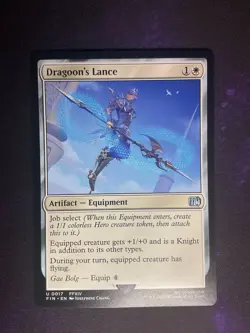 MTG * Dragoon's Lance Final Fantasy * 1X * NM - Image 1