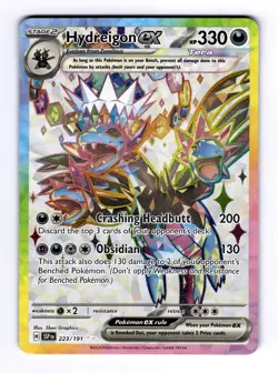Hydreigon ex - 223/191 Surging Sparks #223 (2024) Ultra Rare Holo NM Pokemon - Image 1