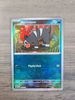Pokemon TCG Houndour Master Ball Pattern 062/131 Prismatic Evolutions Holo NM - Image 1