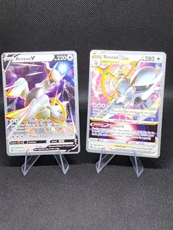Pokemon 2022 World Championships Arceus V & Arceus VSTAR NM+/MINT 122 & 123/172 - Image 1