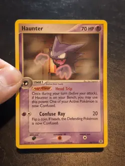 POKEMON TCG CARD HAUNTER + GASTLY 34/112 EX FIRERED & LEAFGREEN NM/VLP - Image 2