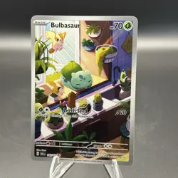 Pokemon TCG: Bulbasaur 143/142 - SV: Stellar Crown - Illustration Rare NM - Image 1