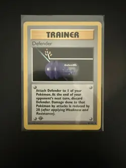 1999 Pokemon Base Set Defender 1st Edition 80/102 Trainer - Image 1