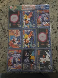 1999 Burger King Pokemon movie Poketrivia uncut sheets complete set - Image 2