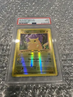 2016 Pokemon XY Pikachu-Rev.Foil Evolutions 35/108 PSA 9 - Image 1