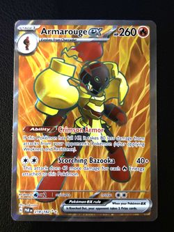 Armarouge ex 218/182 Sv04: Paradox Rift Ultra Rare Holo Pokemon TCG - NM - Image 1