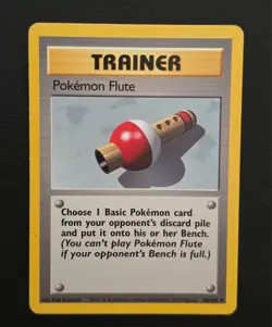 Pokemon Trainer Pokemon Flute 86/102 Base Set Vintage WOTC Uncommon - Image 2