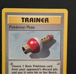 Pokemon Trainer Pokemon Flute 86/102 Base Set Vintage WOTC Uncommon - Image 3