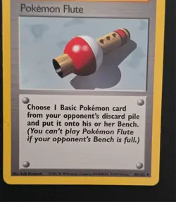 Pokemon Trainer Pokemon Flute 86/102 Base Set Vintage WOTC Uncommon - Image 4