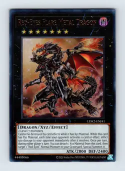 Red-Eyes Flare Metal Dragon Ultra Rare Legendary Decks II (2024 Reprint) LDK2-EN - Image 1