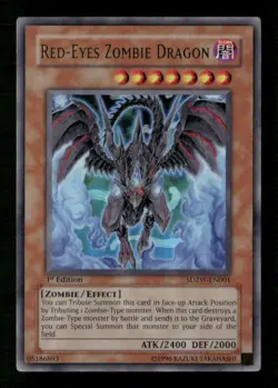 Red-Eyes Zombie Dragon #SDZW-EN001 Yugioh 1st Edition Ultra Rare - Image 1