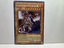 YuGiOh! Horus The Black Flame Dragon LV8 Limited Edition Secret Rare #EEN-ENSE1 - Image 1