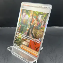Pokemon TCG Rika Trainer Card Special Illustration Rare Paradox Rift 258/182 - Image 3